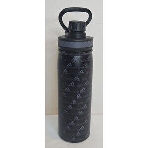 Adidas Steel 600ml Black  Metal Bottles 24HR Cold/12HR Hot